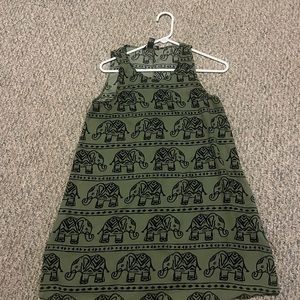 Dress...elephant pattern like new